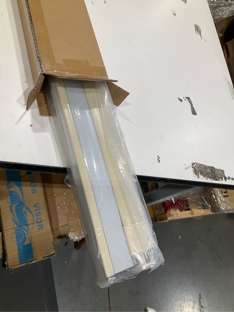 Condition photo showing Good Condition for lazblinds no tools no drill cordless cellular shades, blackout light blocking honeycomb shades for home, thermal insulation blinds for windows, 31" w x 48" h, beige blackout-beige 31" w x 48" h