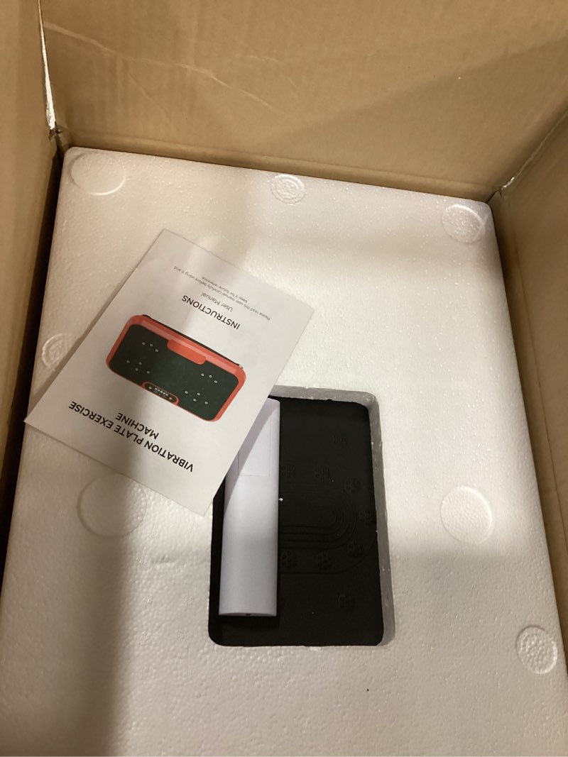 Condition photo showing New/Like New for Vibration Plate Exercise Machine – Full Body Vibration Platform for Weight Loss, Lymphatic Drainage & Muscle Toning – Home Fitness Equipment with Remote