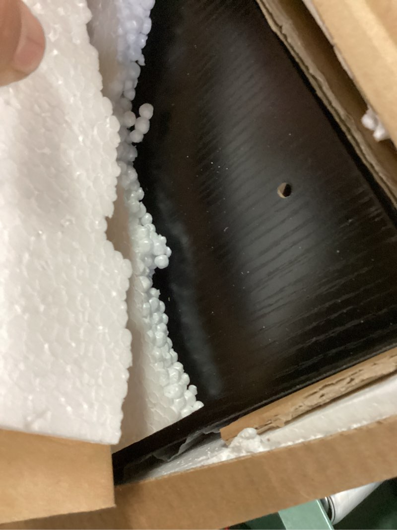 Condition photo showing Good Condition for ChooChoo Black Entryway Table with Drawer, Narrow Console Table, Sofa Table with Storage Shelf for Entryway, Living Room and Hallway Black 11.8"D x 39.4"W x 31.5"H