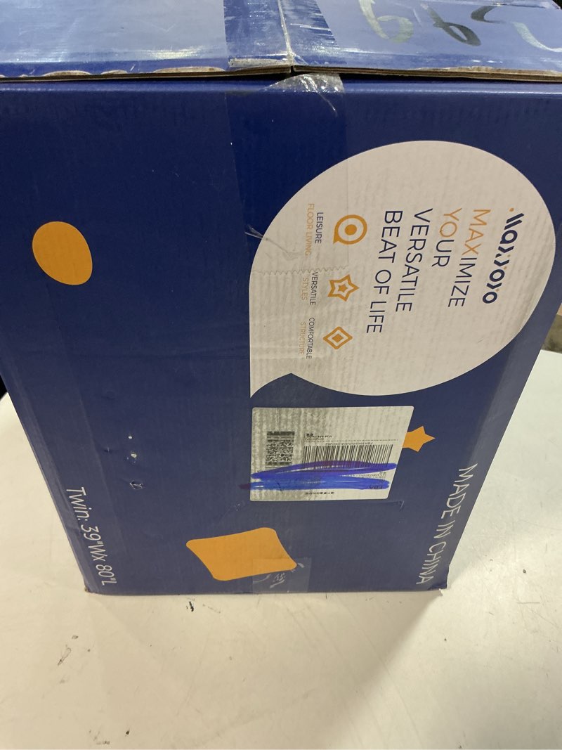Condition photo showing New/Like New for maxyoyo grey cactus pattern futon mattress, japanese floor mattress twin size, quilted bed mattress topper, extra thick folding sleeping pad breathable floor lounger guest bed for camping couch