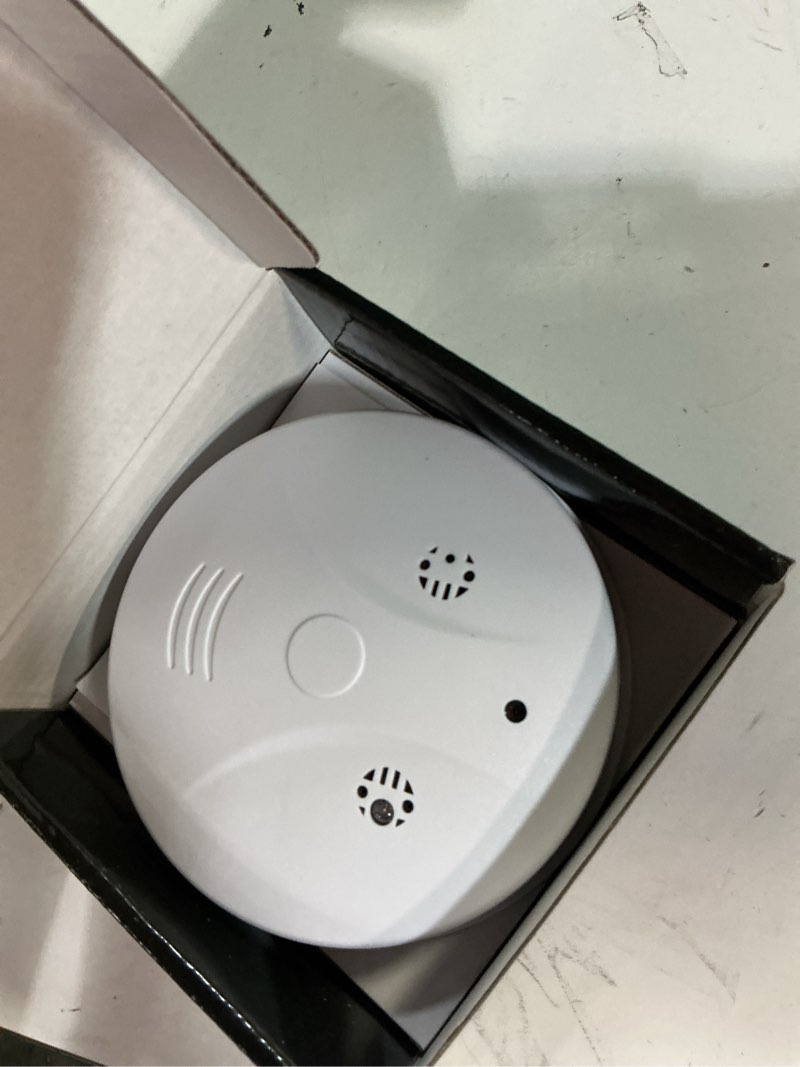 Condition photo showing Good Condition for 1080p hd nanny cam wifi surveillance camera for indoor smoke detector camera with motion detection, night vision for home security
