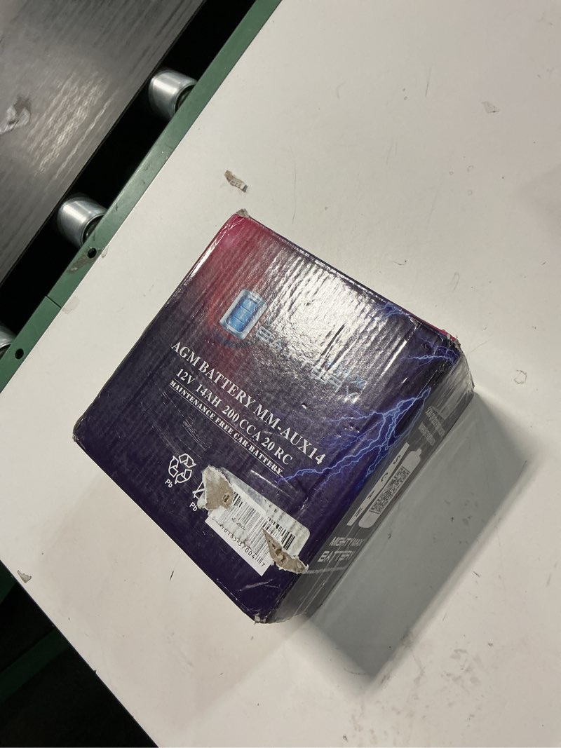 Condition photo showing New/Like New for Similar Mighty Max Battery ML-U1R-CCA -12 Volt, 200 CCA, Nut and Bolt (NB) Terminal, Rechargeable SLA AGM Battery