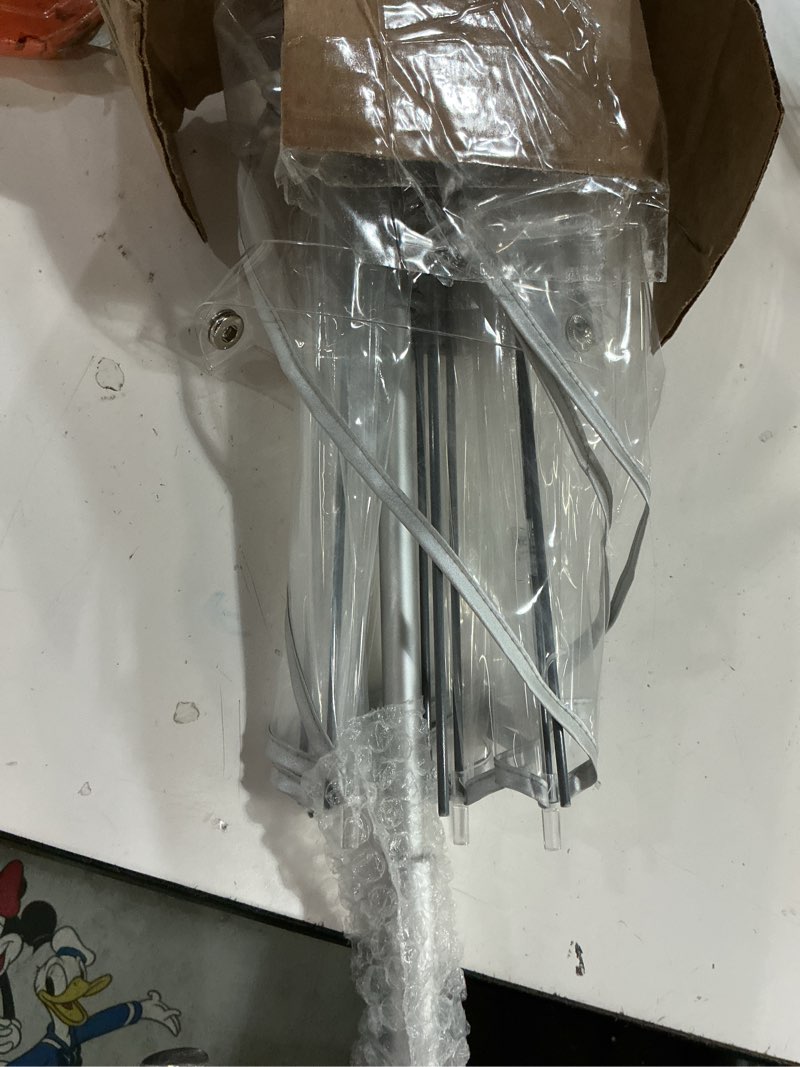 Condition photo showing As Is for totes adult bubble umbrella with dome canopy and lightweight wind and rain protection clear - 1pk 51 inches