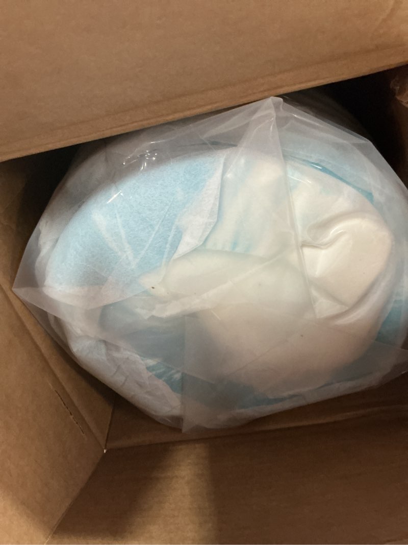 Condition photo showing Good Condition for novilla memory foam mattress topper queen - 2 inch cooling gel infused memory foam | slow-rebound pressure relief | certipur certified | comfort for sleeper sofa, rv, camper, dorm room 2 inch blue queen