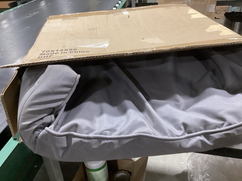 Condition photo showing Good Condition for BFPETHOME Outdoor Dog Beds for Large Dogs, Waterproof Dog Bed for Medium, Large, Extra Large Dogs, Orthopedic Pet Bed with Removable Washable Cover, Egg Crate Foam Pet Bed Mat. (36 x 27 in, Grey) 36.0"L x 27.0"W x 3.0"Th Grey