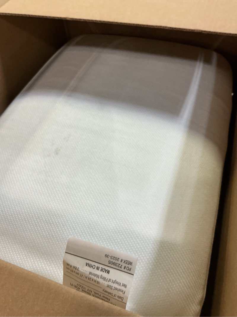 Condition photo showing As Is for Casper Sleep Essential Cooling Foam Pillow, Standard Size – Firm Memory Foam with Cooling Cover, Supports Side Sleepers, Breathable & Pressure-Relieving Standard Essential Cooling Foam Pillow Single Pack