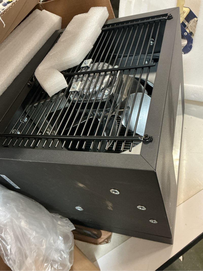 Condition photo showing As Is for Utilitech Fan-Forced 2 in 1 Garage Heater, 7500 -watt(Up to) whith Thermostat 