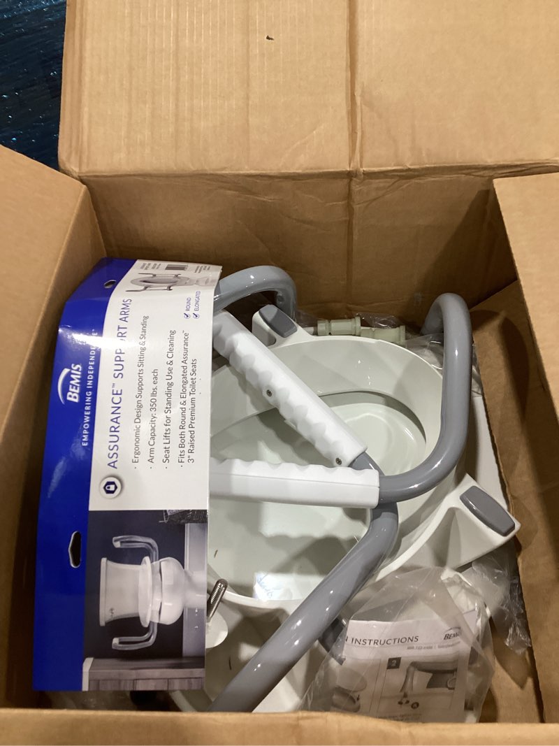 Condition photo showing Good Condition for bemis 4012461 assurance toilet seat support arms  gray - pack of 4