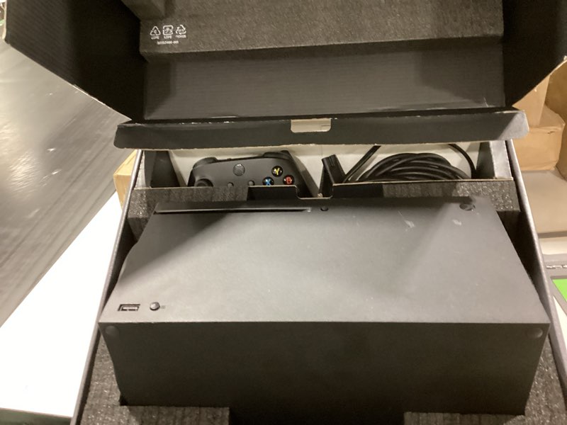 Condition photo showing As Is for Xbox Series X - Gaming Console - 1TB SSD - Includes Wireless Controller - 4K Gaming - 120FPS - Carbon Black