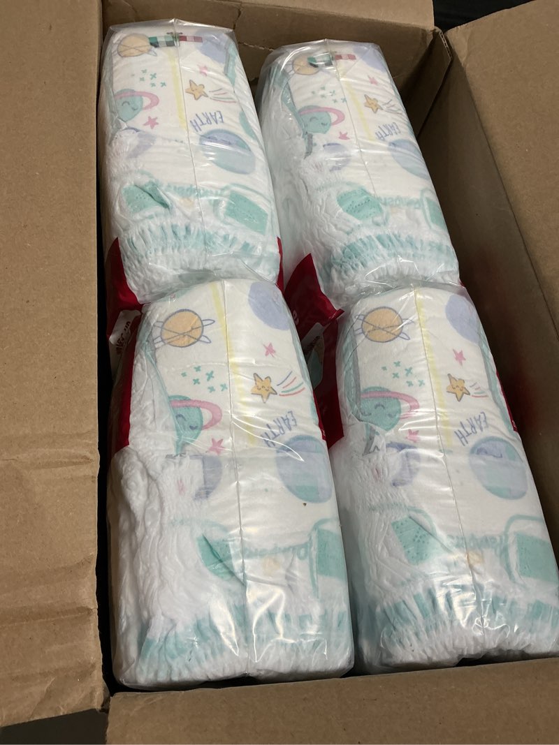 Condition photo showing New/Like New for Pampers Diapers - Cruisers 360 - Size 5, 128 Count, Babyproof up to 100% Leakproof Pull-On Diaper Size 5 128