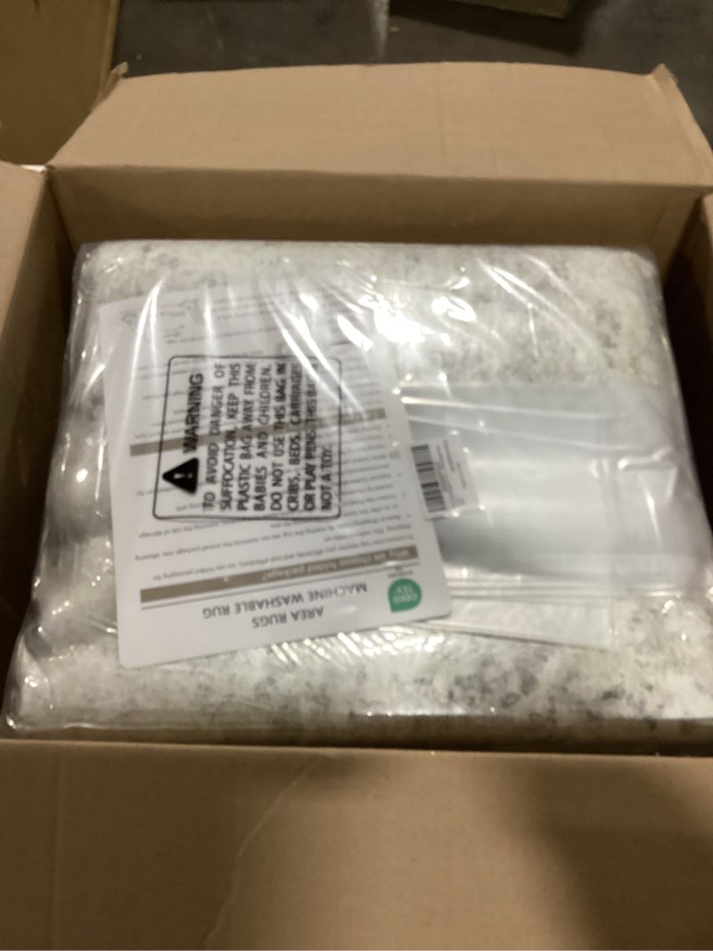 Condition photo showing New/Like New for 9x12 Area Rugs for Living Room, Washable Modern Abstract Large Area Rug Neutral Soft Non Slip Kids Rug Stain Resistant Indoor Carpet for Bedroom Dining Room Playroom Home Office(Beige Grey, 9'x12') Beige Grey 9' x 12' (Rectangular)