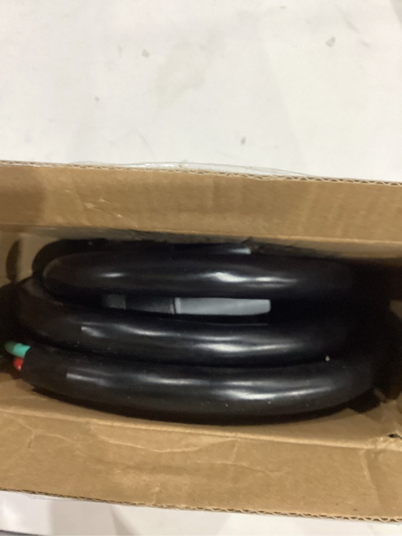 Condition photo showing As Is for 6 ft 4 Prong Dryer Cord, 30Amp 10 Gauge Dryer Power Cord Replacement,Pure Copper 4-Wire Extension Cord with NEMA 14-30P Plug and O-Ring Terminals, 250V 7500W, ETL Listed, Black STW Black 6FT