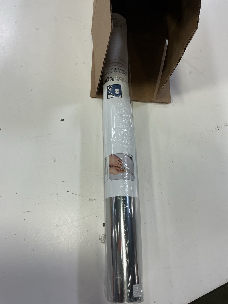 Condition photo showing Good Condition for rabbitgoo one way privacy window film window tint for home with tools, uv blocking heat control static cling no glue, daytime privacy see out not in, 23.6 in x 6.5 feet, silver silver 23.6" x 78.7"