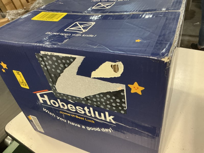 Condition photo showing New/Like New for hobestluk 3ft bean bag chair giant bean bag chairs for adults large bean chairs with removable cover, beanbag chair with filler, adult bean bag chairs for living room, bedroom 3ft - 36" x 36" x 22" grey