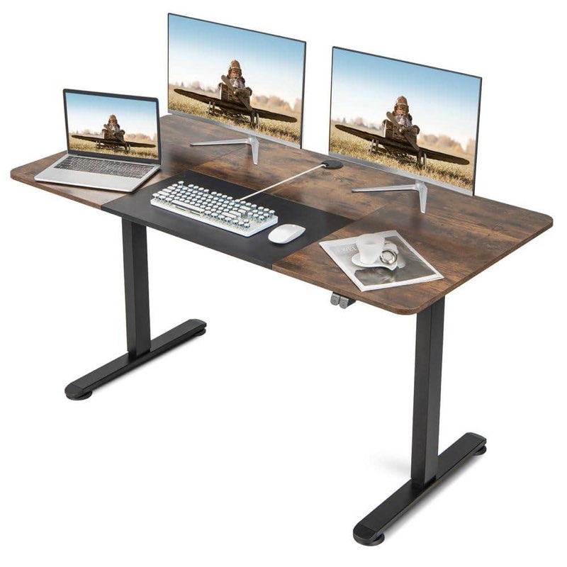 Electric standing table 55in x. 63in