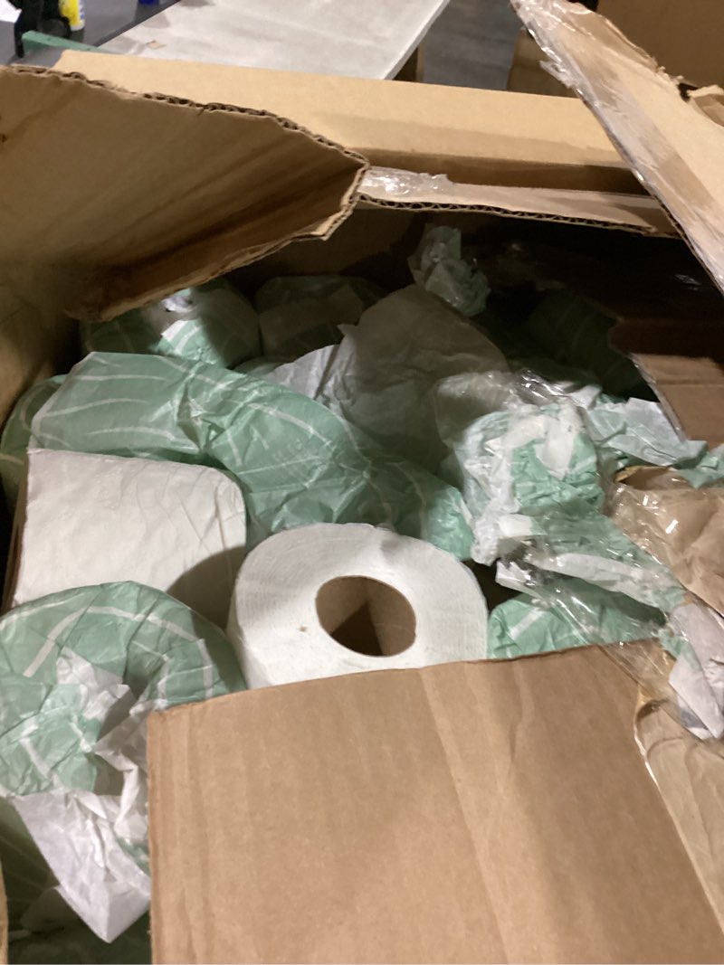 Condition photo showing New/Like New for tork septic safe toilet paper, white, 2-ply 100% recycled, eco-friendly, t24 compatible 96 rolls x 500 sheets (tm1616s)