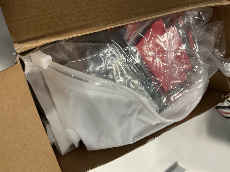 Condition photo showing Good Condition for Xuniea 96ft Wire Loom Braided Cable Sleeve Covers Cord Management with 127 Pcs Tube Heat Shrinkable for Audio Video Cable Cord Protectors from Pets (1/2, 1/4, 3/8 Inch,Black and Red) 1/2, 1/4, 3/8 Inch Black and Red