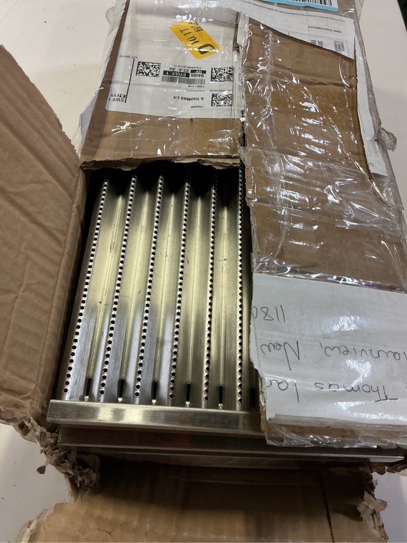Condition photo showing Good Condition for emitter plate & grill grate for charbroil commercial 3 burner gas grill parts 463242516 463242515 463367016 466242615 466242516 466242616 463346017, parts for charbroil tru infrared g466-0025-w1 grill 17 1/8"l×8 1/8"w + 17"l×7 5/8"w