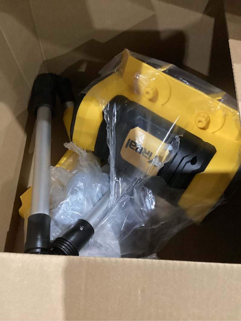 Condition photo showing Good Condition for Cordless Snow Blower Battery Powered with 2 * 4.0 Ah 21v Batteries and Charger,12'' Electric Snow Shovel Machine for Snow Removal Clearance Step,Driveway,Patios,Walkways