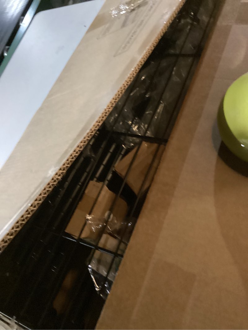 Condition photo showing New/Like New for P4 Plus Rolling Clothes Rack Heavy Duty, Clothing Racks for Hanging Clothes, Free Standing Garment Racks with Wheels, Portable Closet Rack 45''W × 20.5''D × 80.5''H, Max Load 570 Lbs, Black Black P4 Plus