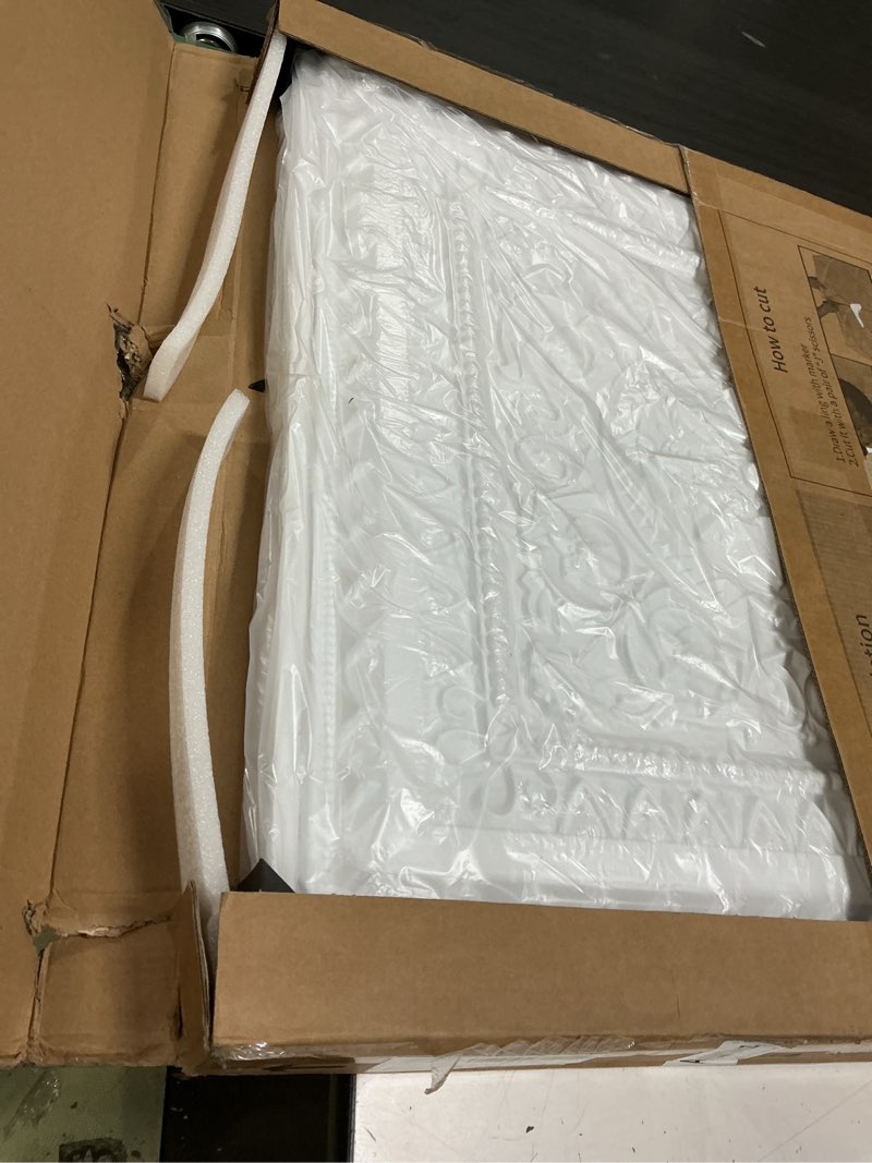 Condition photo showing Good Condition for art3d drop ceiling tiles, glue up ceiling tiles, 2'x2' plastic sheet in white (24-pack, 96 sq.ft) 24"x24" white 24