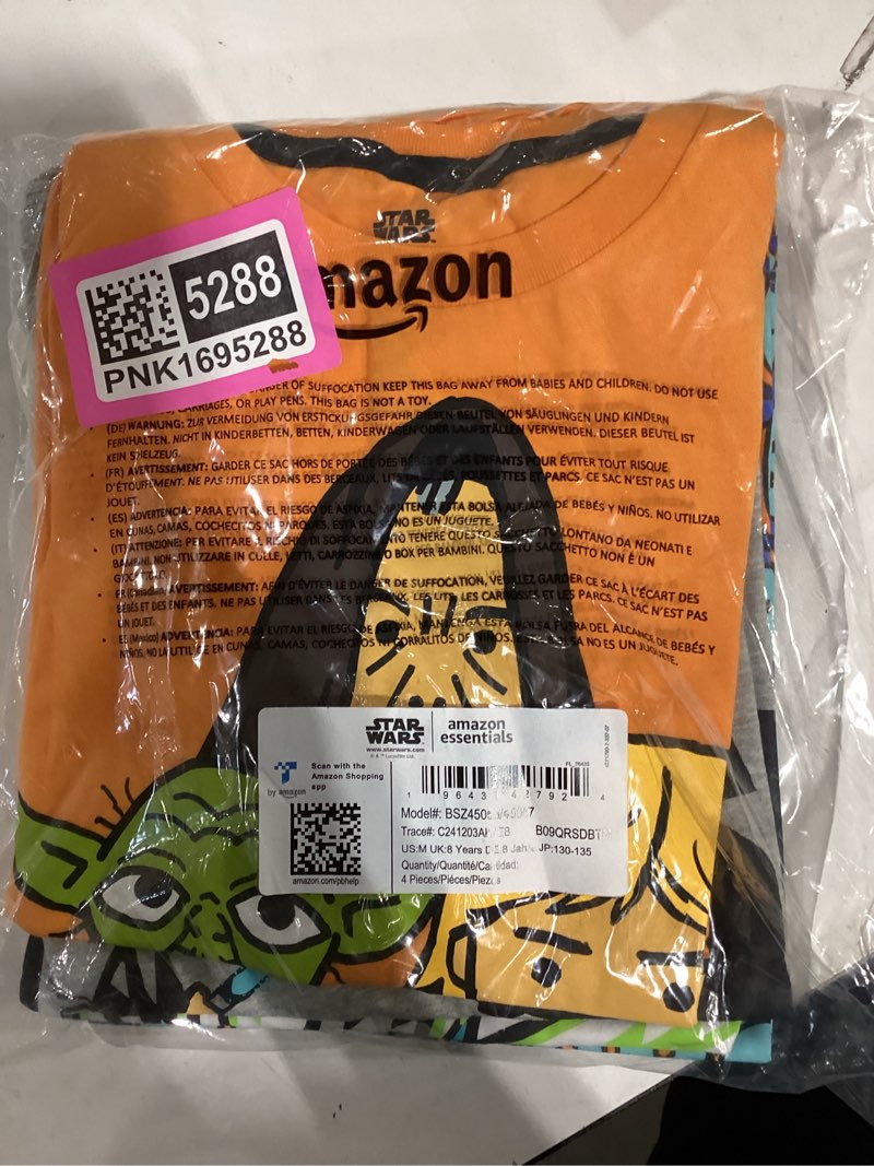 Spotted Zebra Boys' Disney Star Wars Marvel Short-Sleeve T-Shirts, Medium