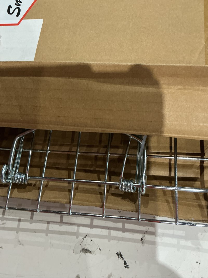 Condition photo showing Good Condition for imountek live humane animal trap cage heavy duty folding catch and release rodent cage for rabbit squirrel possum skunk kitten raccoon beavers groundhogs foxes armadillos/25.5x9x9.84 inches 25.5x9x9.84 inches silver