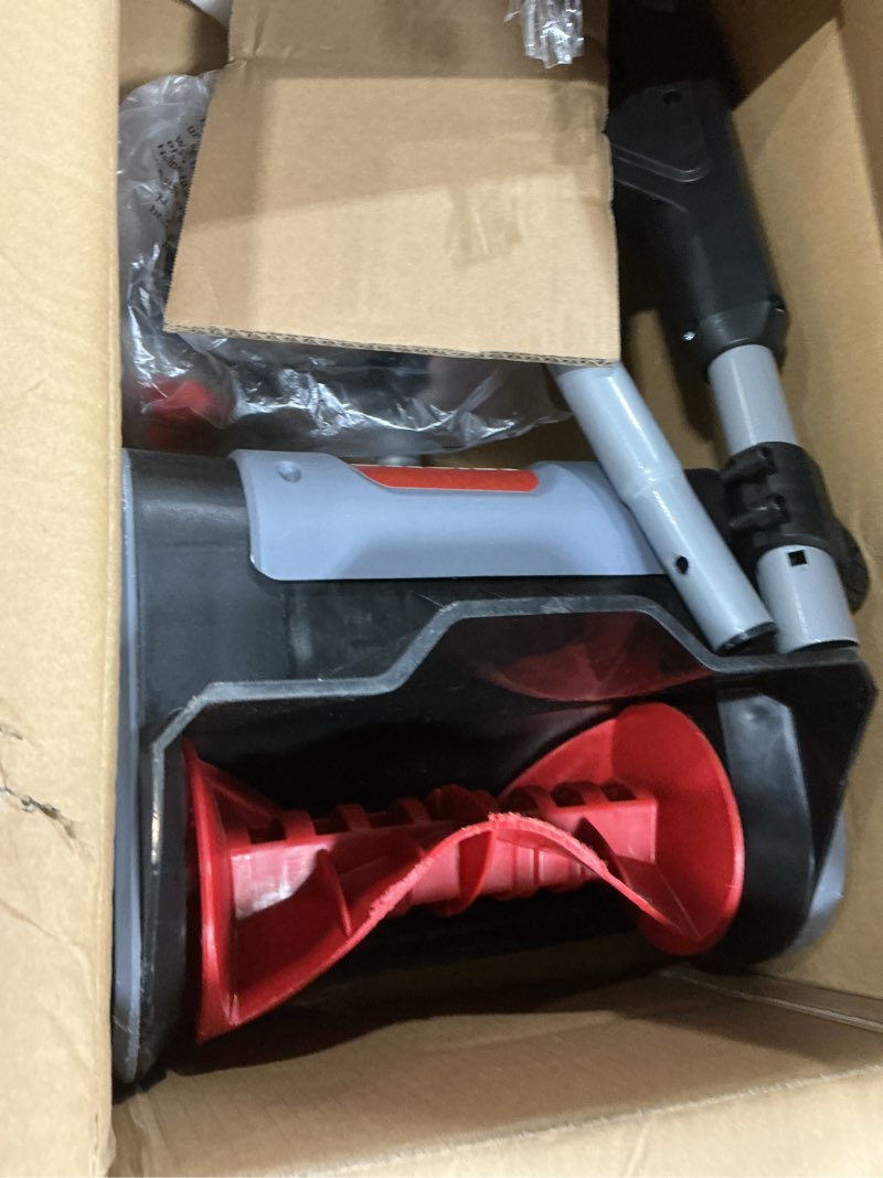 Condition photo showing As Is for EWORK Corded Snow Shovel 11-Inch 1200W 10A Powerful Electric Snow Shovels, 6-Inch Clearing Depth, 23-Foot Max Throw Distance, Power Snow Blower for Driveway, Steps, Sidewalk, Porch