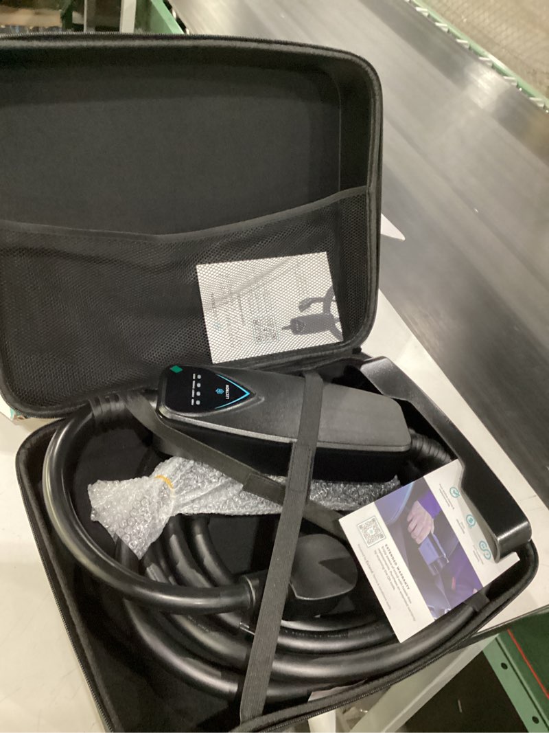 Condition photo showing Good Condition for lectron level 2 ev charger - etl certified, 240v, 40 amp, nema 14-50 plug, 16 ft extension cord & j1772 cable- portable electric car charger for j1772 evs and plug-in hybrid vehicles 40a nema 14-50
