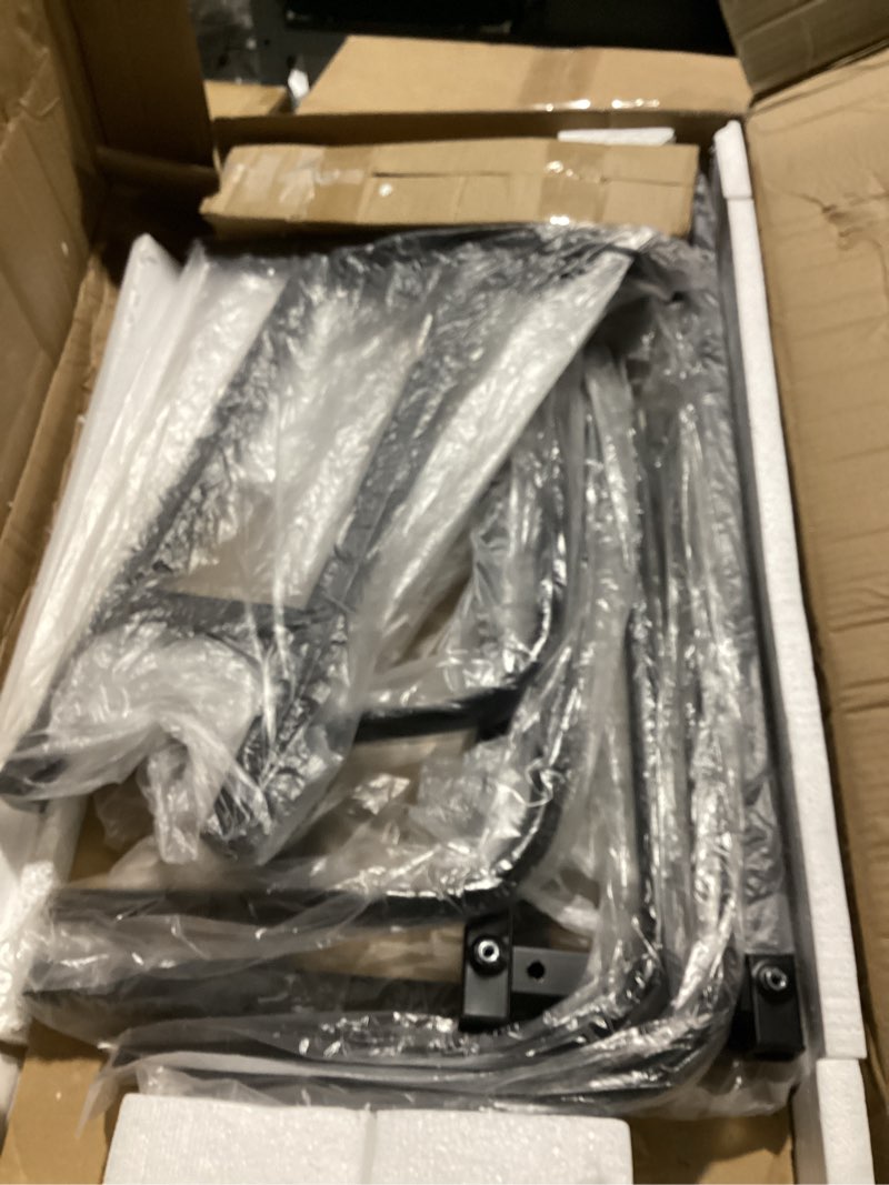 Condition photo showing Good Condition for recliner table, overbed table with wheels adjustable height and length over bed desk, hospital heavy duty metal leg laptop stand tray