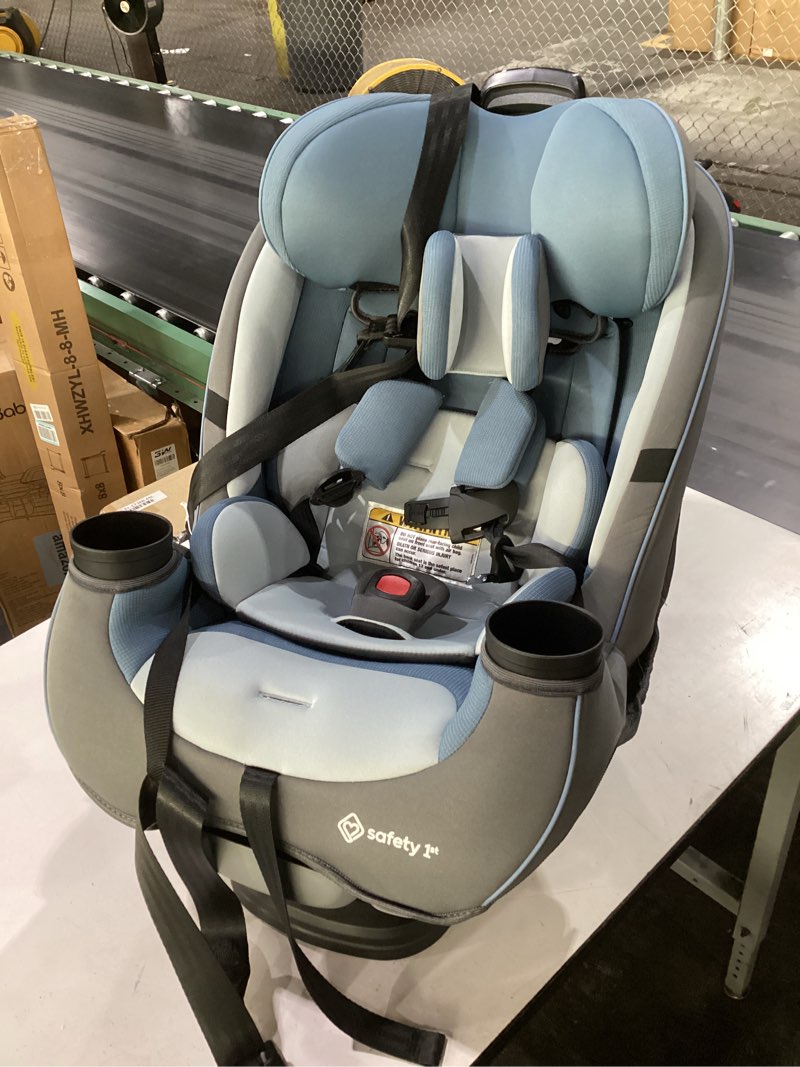 Condition photo showing Good Condition for safety 1st grow and go all-in-one slim convertible car seat, rear facing, 5-40 lbs, forward facing (30–65 lbs), high back booster seat 40-100 pounds, alaskan blue alaskan blue original