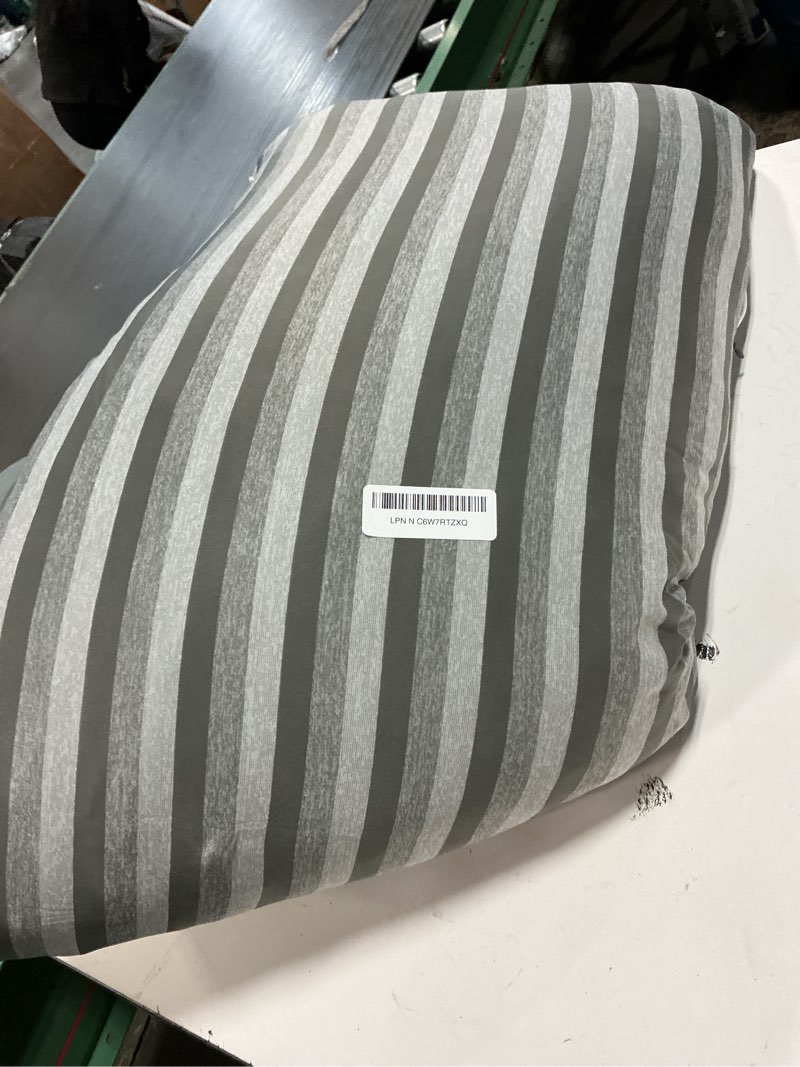 Condition photo showing Good Condition for zonli cooling body pillow for adults, long pillow with memory foam adjustable, firm support body pillow for side sleeper, pregnant, back pain relief, washable pillowcase, 20x54 inch, grey