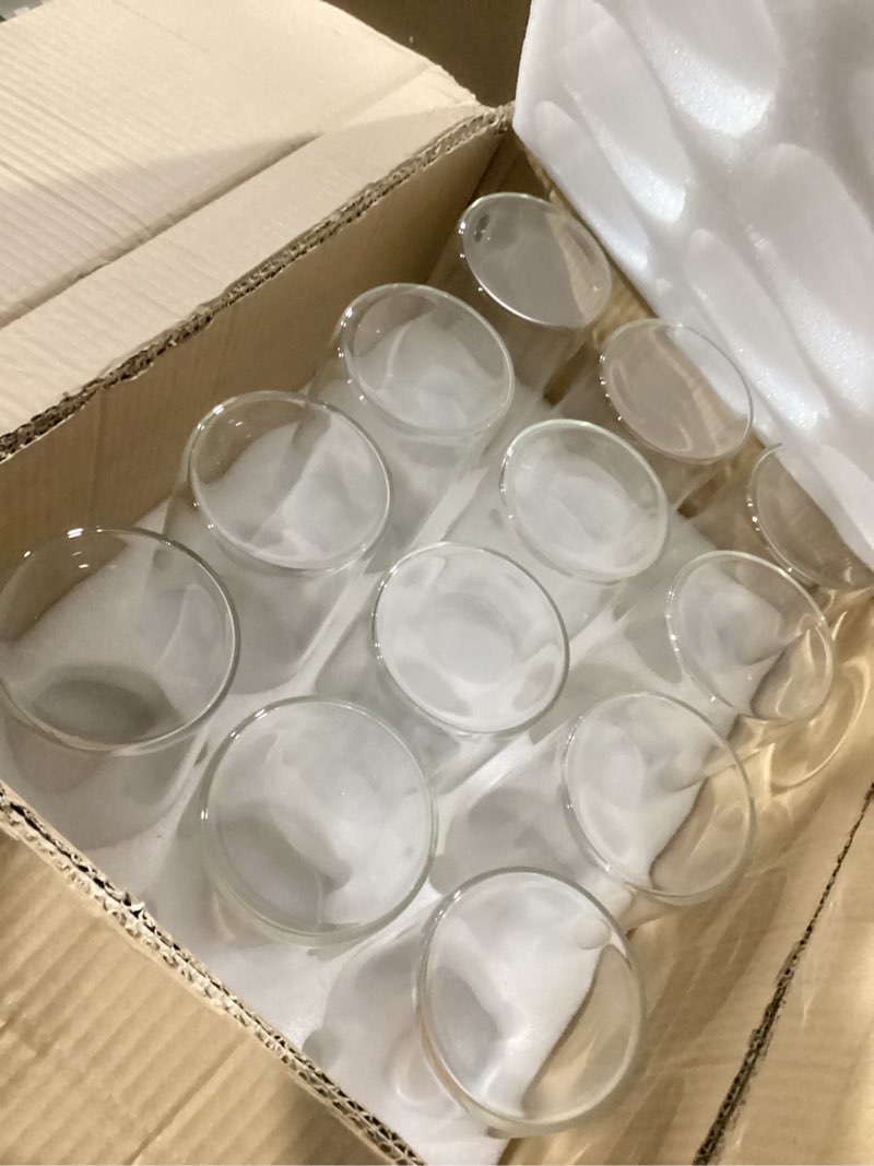 Condition photo showing Good Condition for sieral 12 pack glass cylinder vases clear flower vase tall floating candle holders centerpiece vases for table home wedding decorations formal dinners (8 inch)