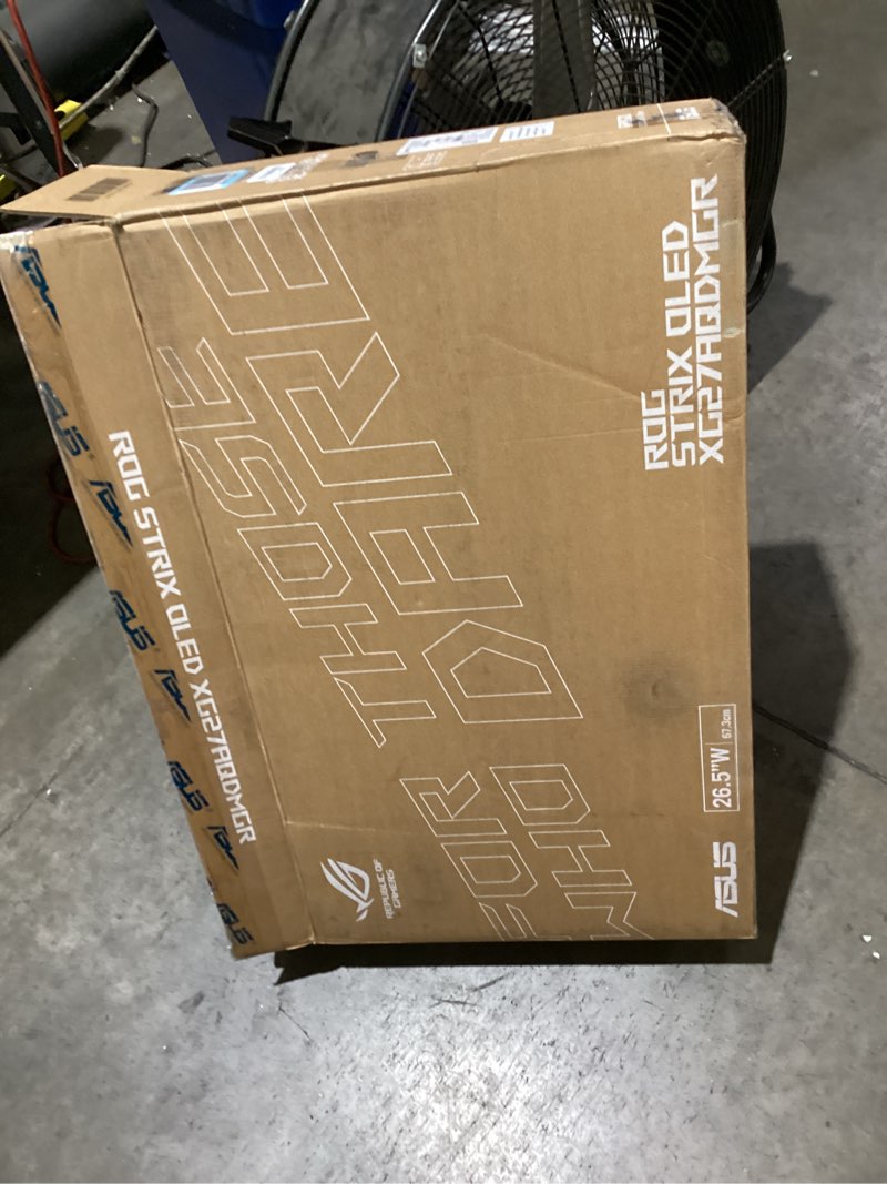 Condition photo showing Good Condition for asus rog strix 27” oled gaming monitor (xg27aqdmgr) - 27-inch (26.5-inch viewable) 1440p trueblack g