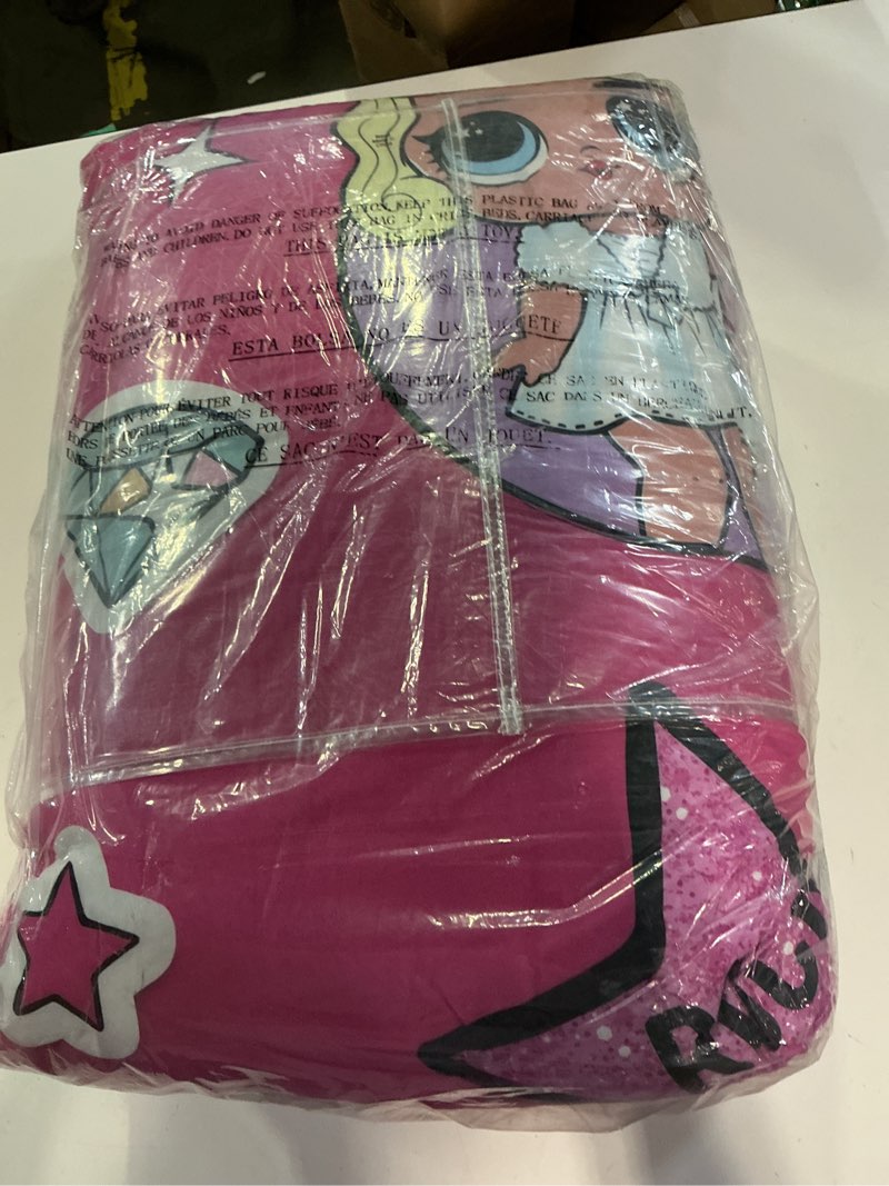 Condition photo showing New/Like New for franco kids bedding super soft comforter and sheet set with sham, 5 piece twin size, lol surprise lol surprise 5 piece twin size