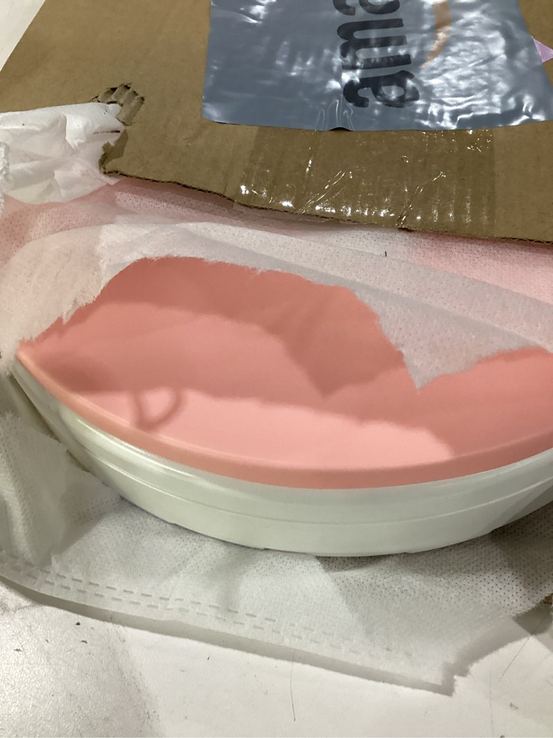 Condition photo showing Good Condition for portable, foldable potty seat for toddler, training toilet seat emergency toilet for car, camping, outdoor, indoor (pink, small) pink small