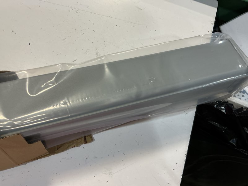 Condition photo showing New/Like New for joydeco cordless zebra blinds for windows, dual layer light control window blinds with light-proof aluminum cover, free-stop roller shades for home & office (grey,32" w x 75" h) upgrade- grey (aluminum cover) 32"w x 75"h