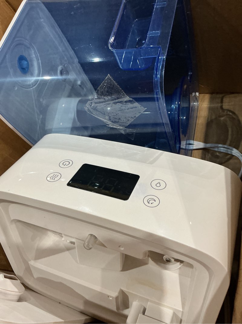 Condition photo showing As Is for levoit classic300s ultrasonic smart top fill humidifier, extra large 6l tank for whole family, app & voice control, essential oil diffuser, humidity setting with sensor, quiet sleep mode, night light blue classic300s