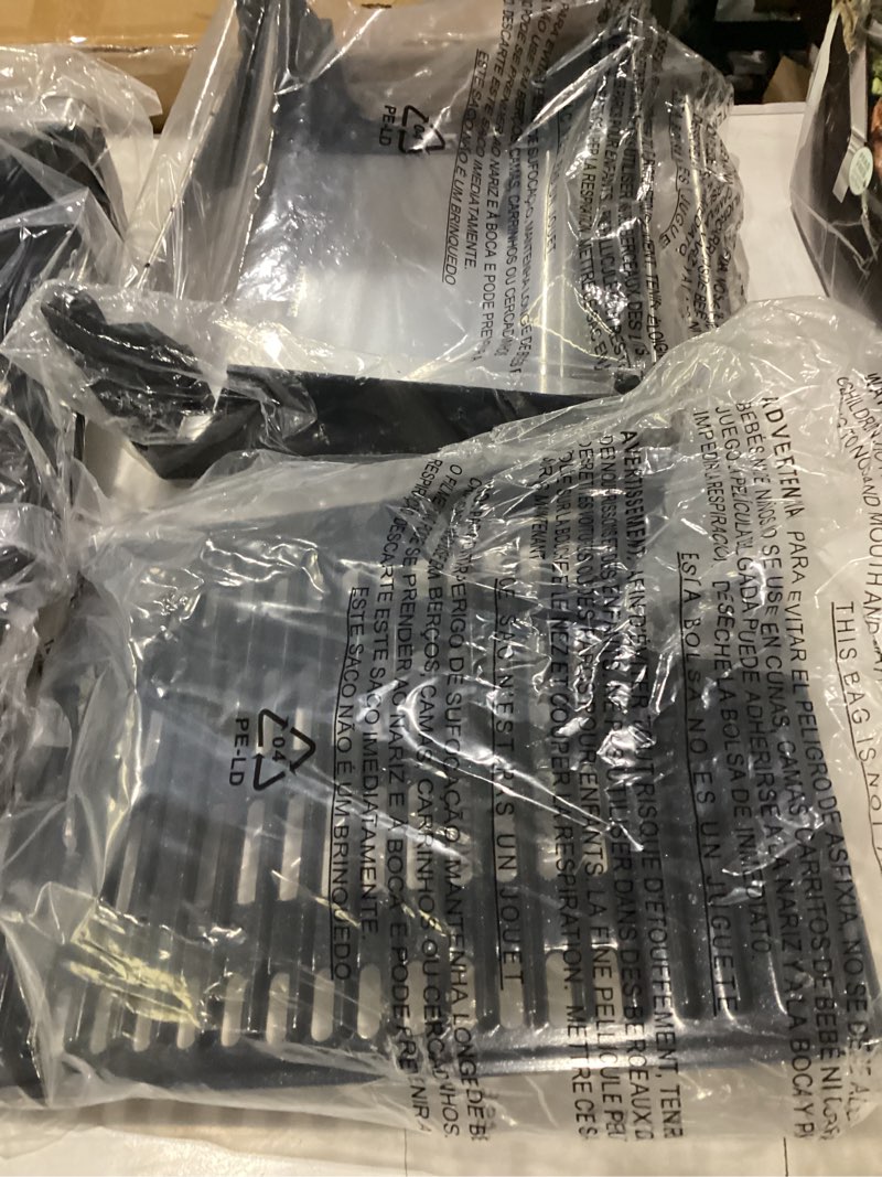Condition photo showing As Is for **untested** hamilton beach electric indoor searing grill with adjustable temperature control to 450f, 118 sq. in. surface serves 6, pfas-free removable nonstick grate, stainless steel (25360) stainless steel 118 sq. in. surface serves 6