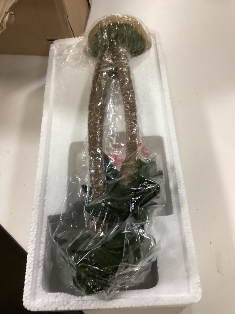 Condition photo showing New/Like New for THREE KINGS GIFTS THE ORIGINAL GIFTS OF CHRISTMAS Realistic Palm Tree, Polystone Flat Bottom for Sta