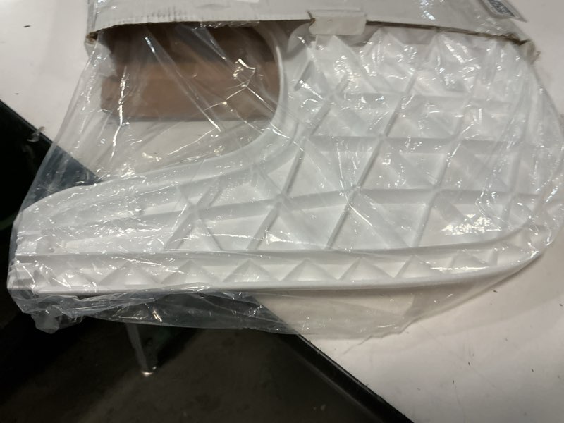 Condition photo showing New/Like New for baby high chair tray compatible with stokke tripp trapp (v2+ baby set) replacement feeding tray with built-in cup holder, smooth surface for strong suction, bpa-free & dishwasher safe - white white with cup holder