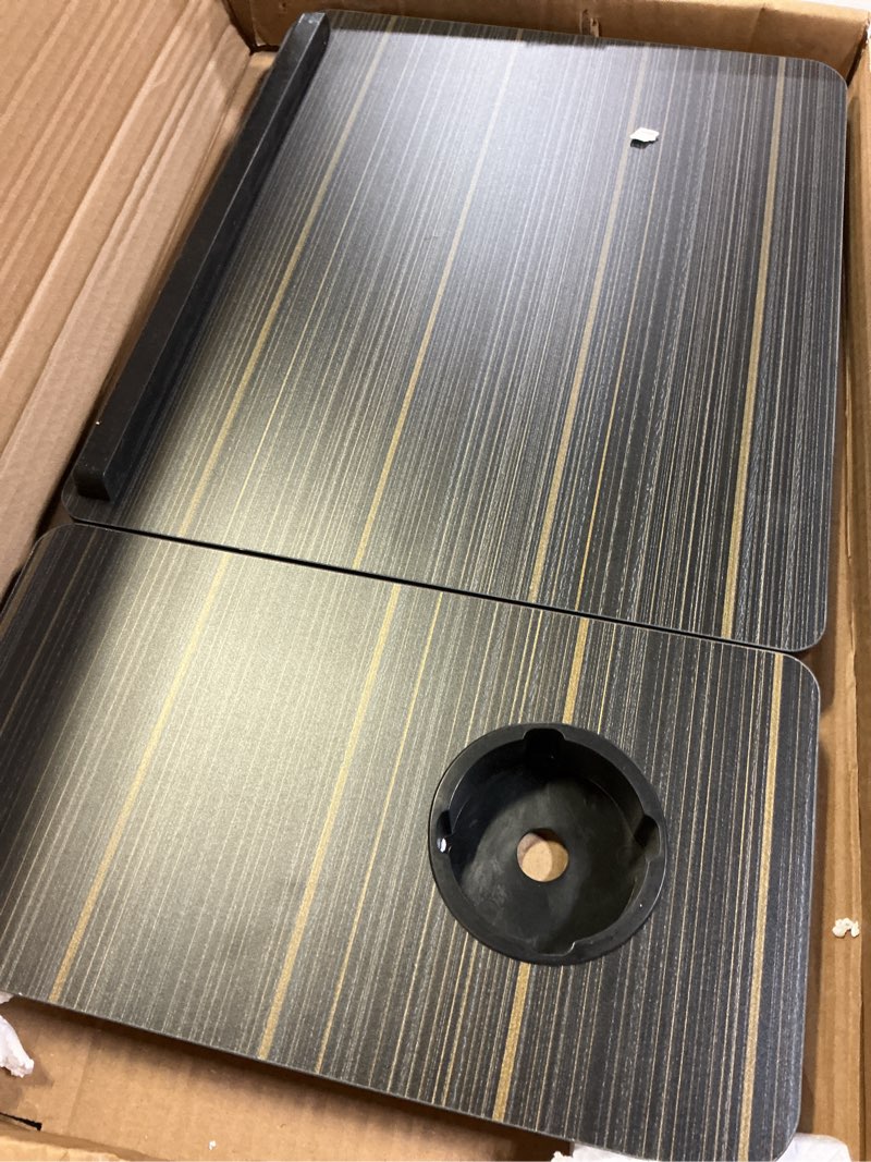 Condition photo showing Good Condition for laptop desk for bed couch,lap desk for laptop,portable laptop stand for desk,small adjustable laptop desk,foldable bed table for laptops and writing, bed tray table with cup holder(black)