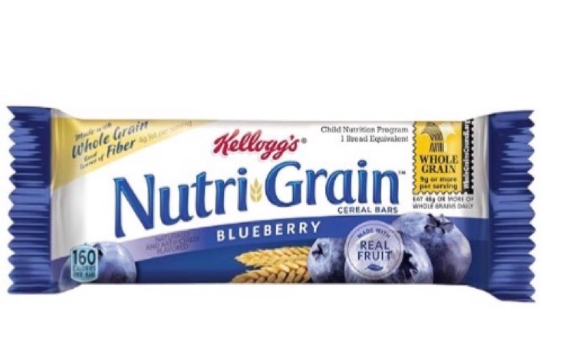 (Don’t specific expired date) (Price/Case)Kellogg S Nutri-Grain Blueberry Cereal Bar 1.55 Ounce Packet - 16 Per Box - 6 Per Case
