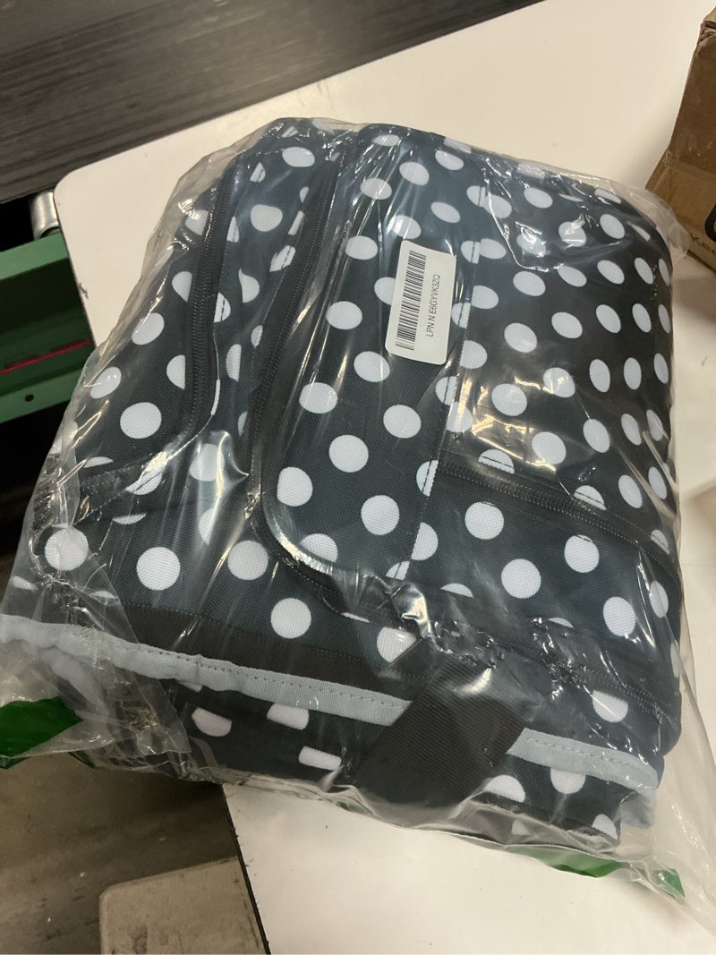 Condition photo showing Good Condition for luxja sewing machine carrying bag with removable padding pad, travel case for sewing machine and accessories (fit for most standard sewing machines), black dots (bag only) black dots sewing machine bag