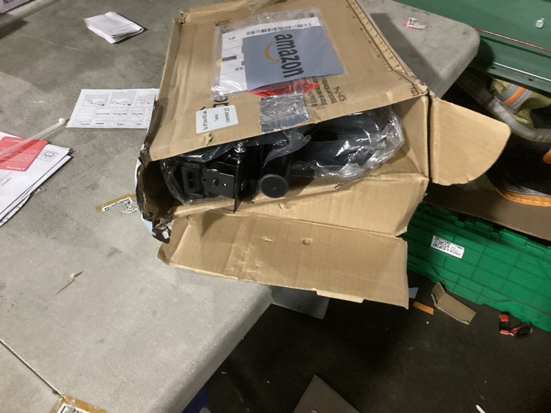 Condition photo showing Good Condition for ErGear Freestanding Dual Monitor Stand for 2 Screens up to 32 inch, Heavy Duty Monitor Mount Holds Max 17.6 lbs per Arm, Height Adjustable Gaming Monitor Stand for Desk, VESA 75x75/ 100x100mm, Black