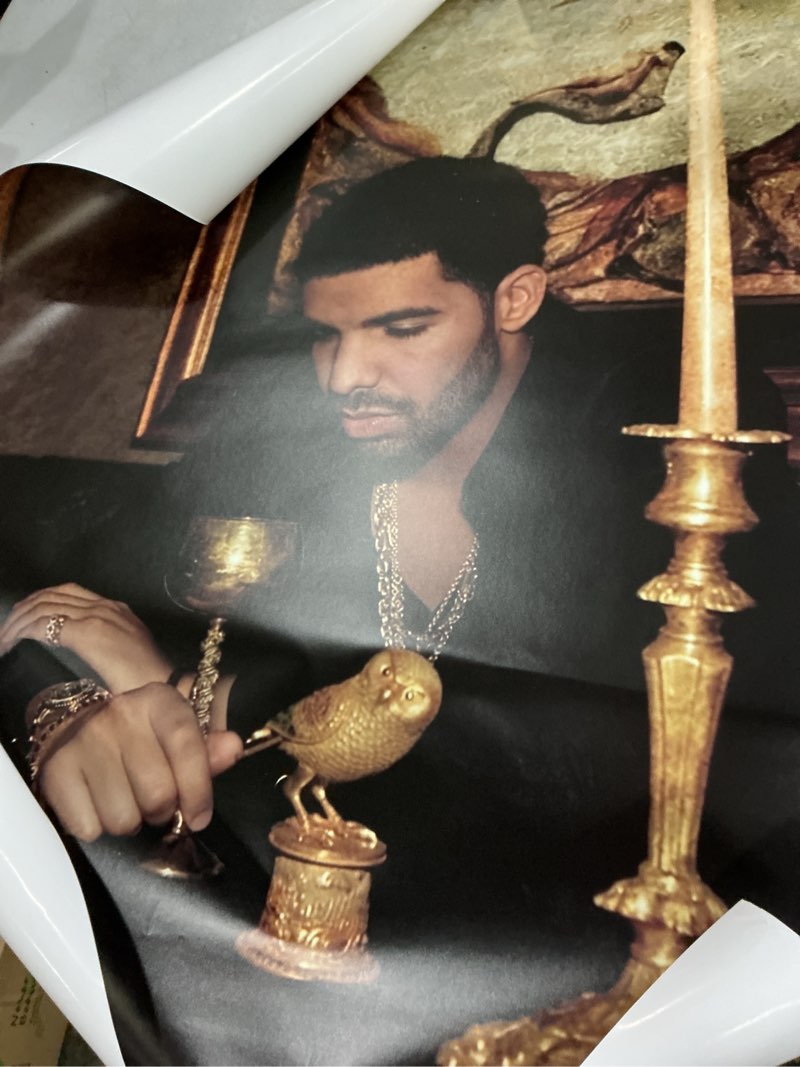 Condition photo showing New/Like New for official take care album poster