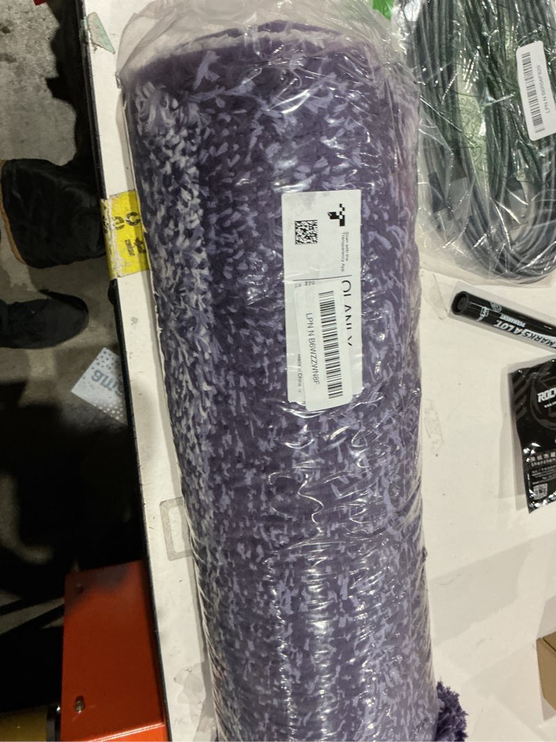 Purple rug