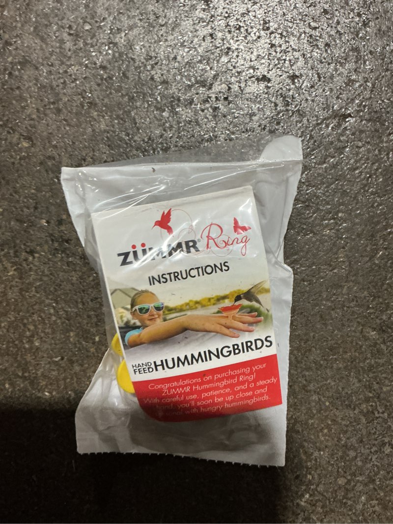 Condition photo showing New/Like New for (Bidding on 20) 2-Pack - ZUMMR Hummingbird Ring Feeder - Hand Feed Hummingbirds Right in Your Backyard. Get up Close and Personal with Nature. Proudly Made in The U.S.A. - The Original