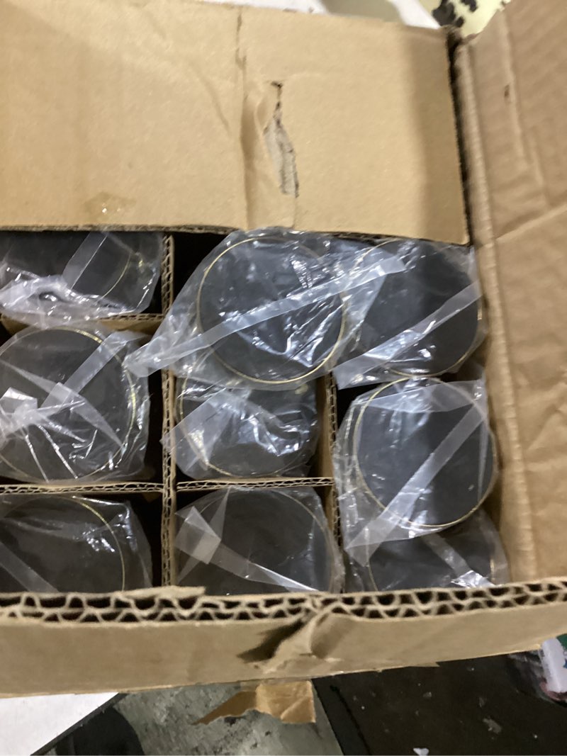 Condition photo showing As Is for BARsics 12pcs Gold Premium Table Place Card Holders with Weighted Base Stand and Clip