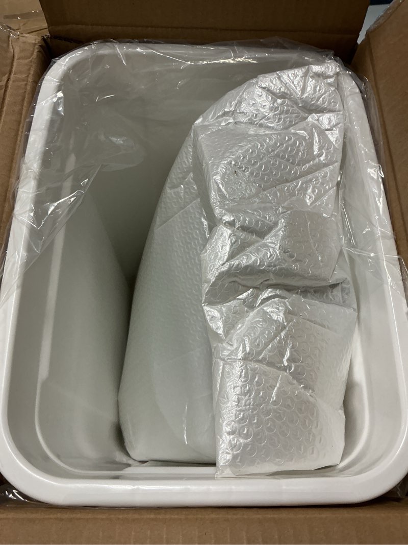 Condition photo showing Good Condition for ashfield & harkness airtight pet food storage container, up to 20 lbs/ 23 qt for dog cat bird and other pet food storage, easy acces including scoup, easy access, lightweight keeps pet food fresh white 20 lbs